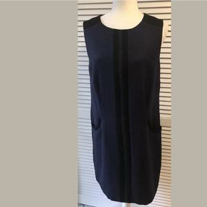Boden Dress SZ 12R Womens Blue Wool